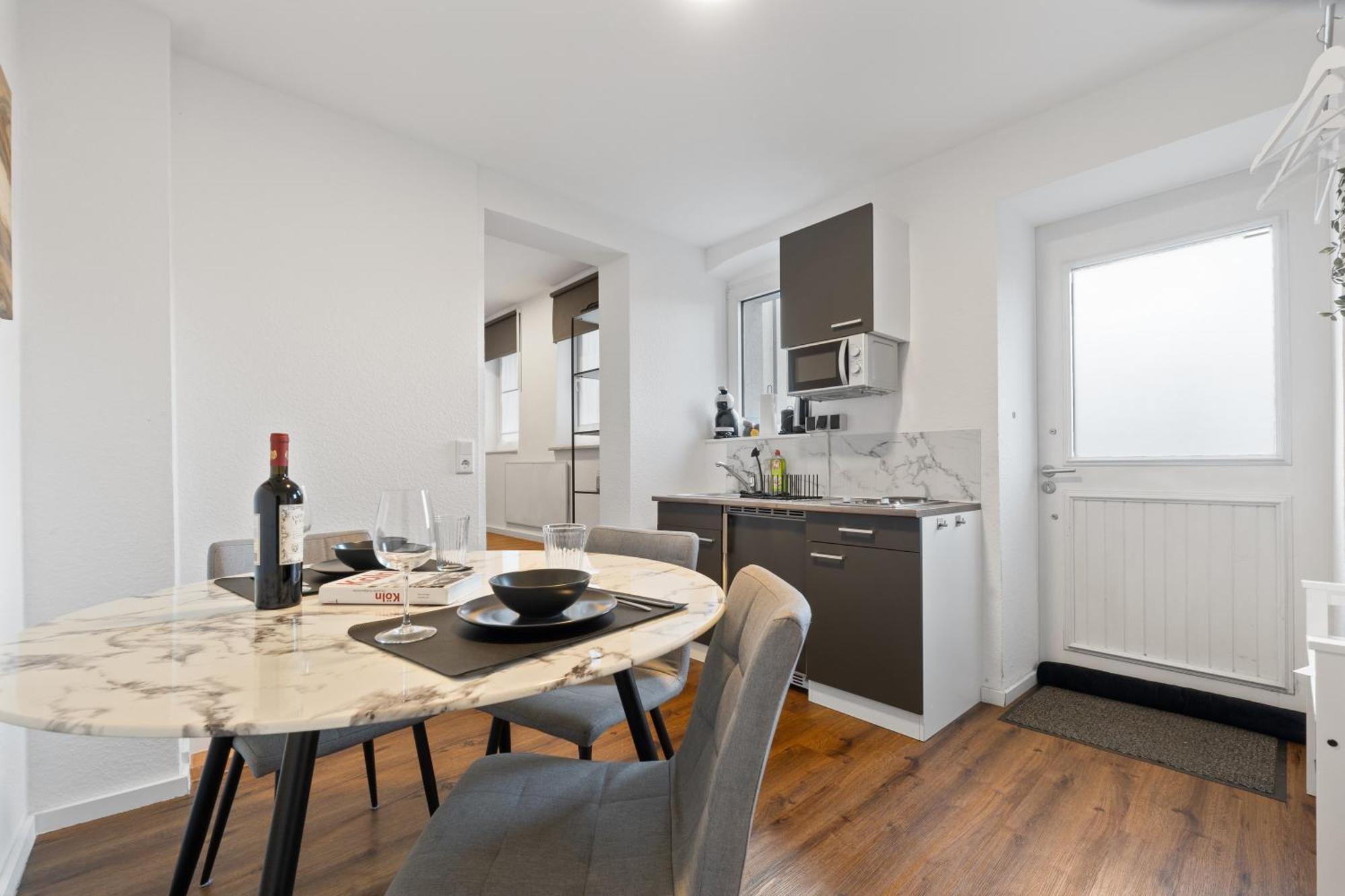 קלן Modernes Apartement Am Rhein In Ruhiger Lage מראה חיצוני תמונה
