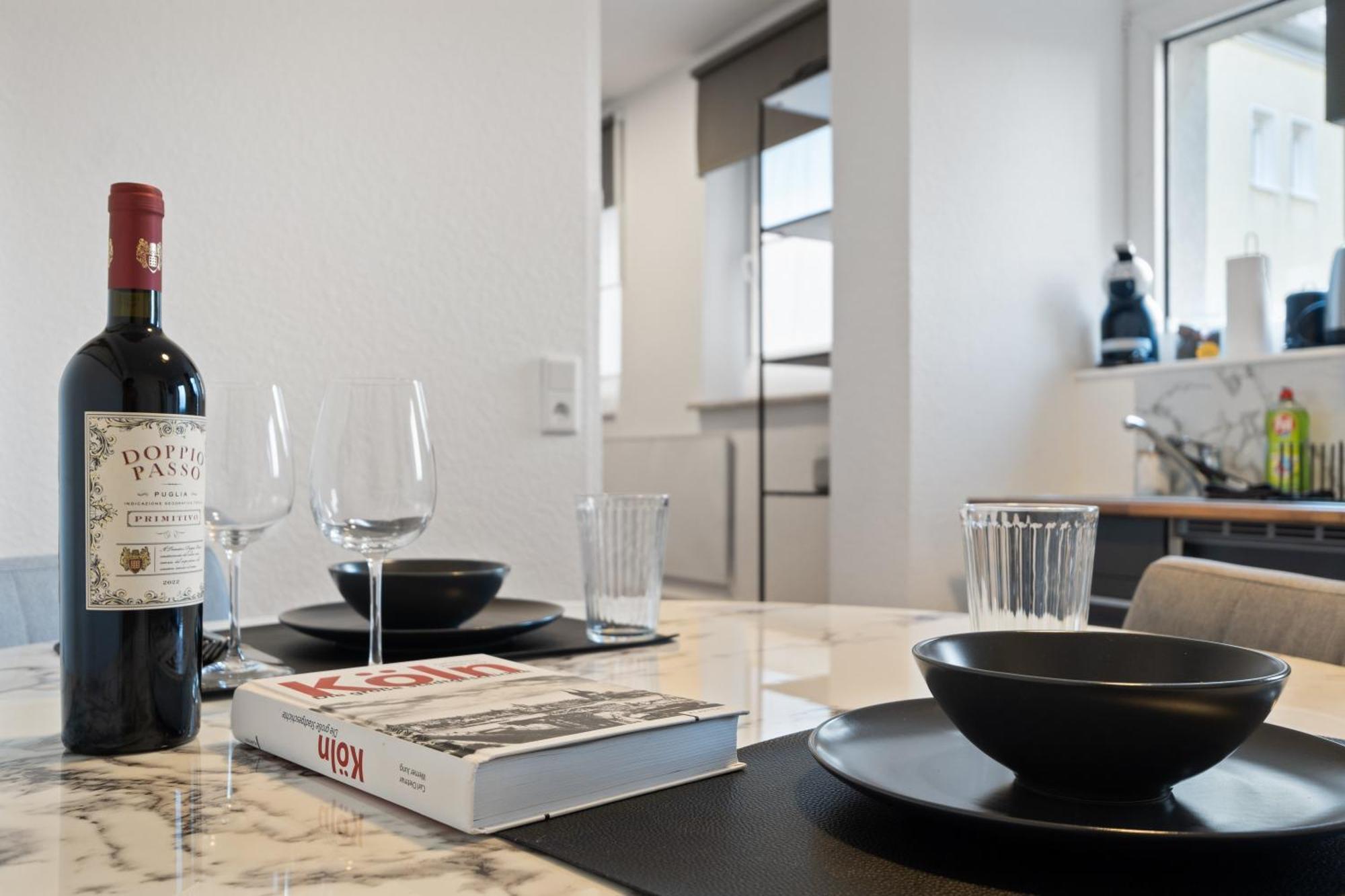 קלן Modernes Apartement Am Rhein In Ruhiger Lage מראה חיצוני תמונה